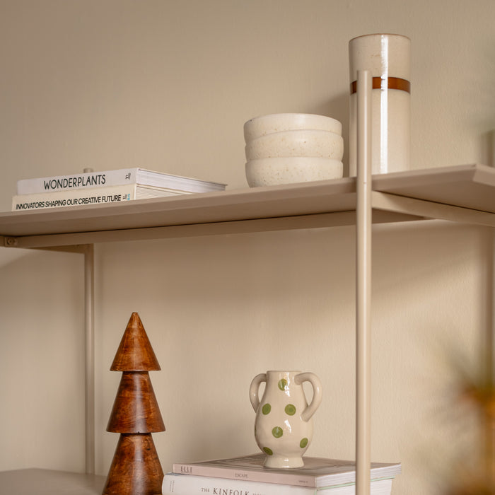 by fonQ Mixed Ceramics Kommen 4st. - Ø 15 cm - Crème