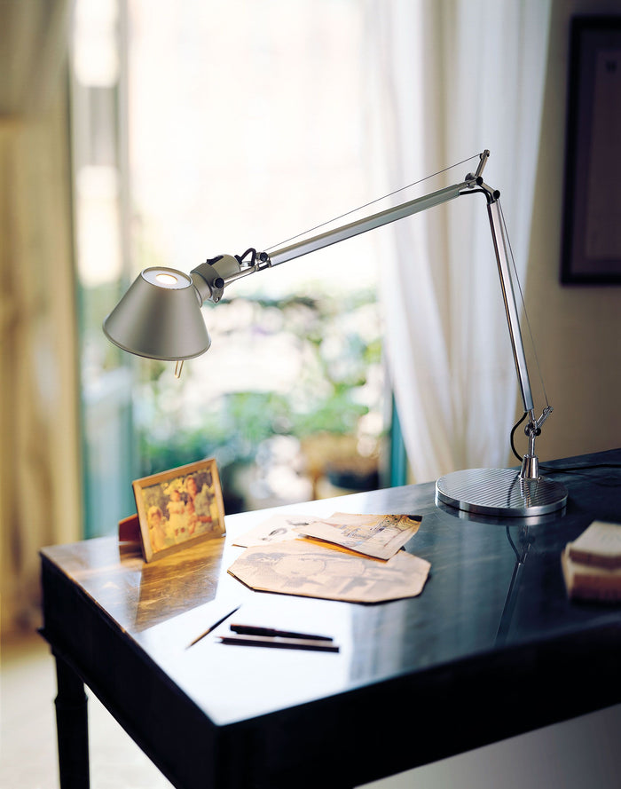 Tolomeo Micro klemlamp retrofit aluminium