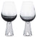 Tom Dixon Tank Wine glas set van 2 zwart
