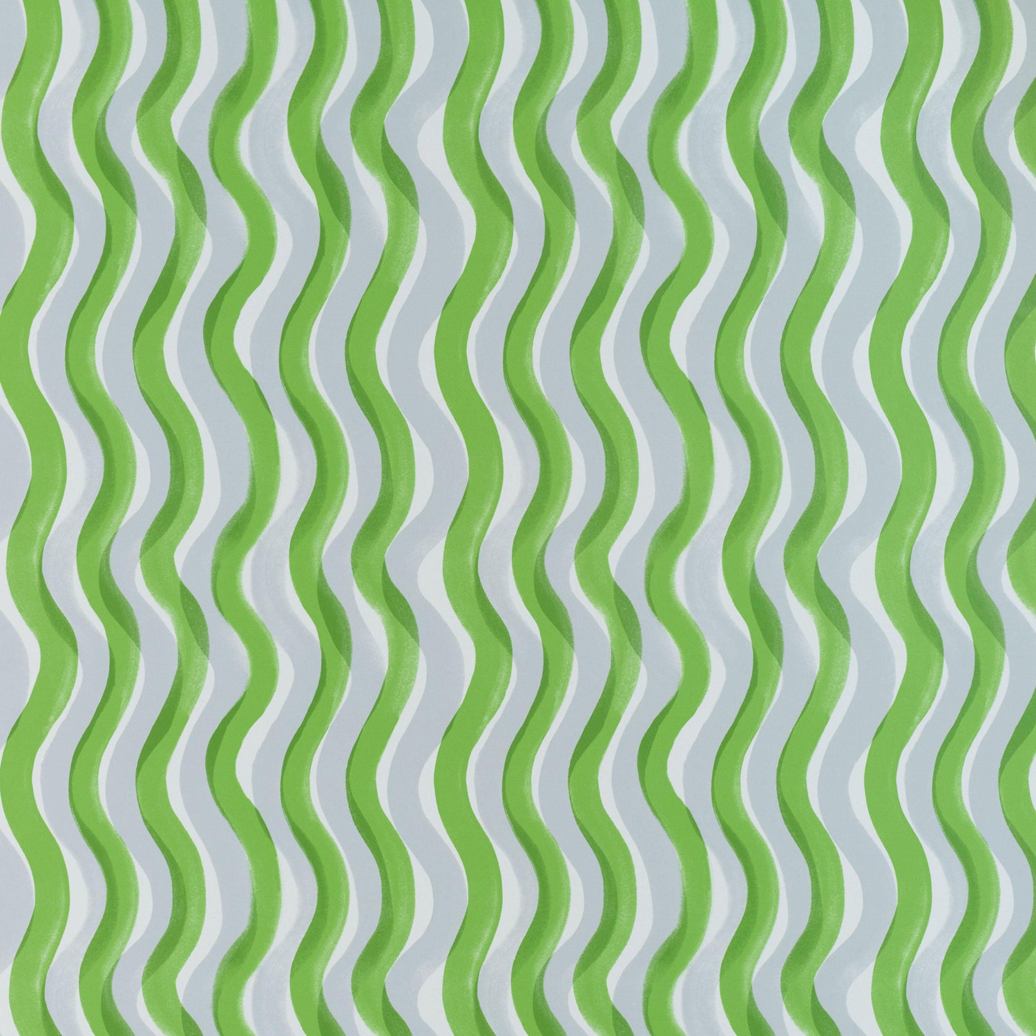 Petite Friture Gaufrette by Les Crafties behang Green