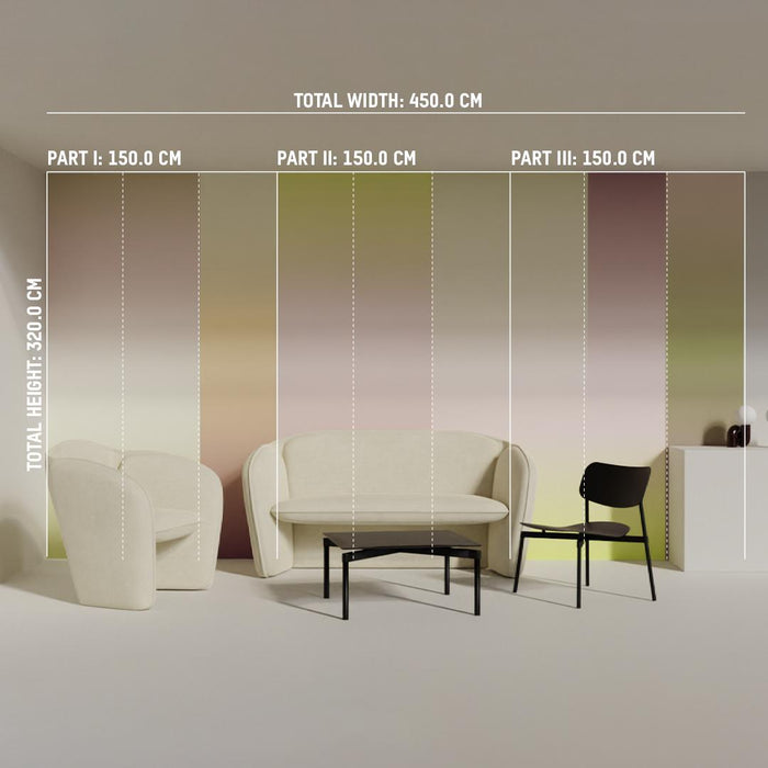 Petite Friture Panorama by Carole Baijings behang Midday Part 1