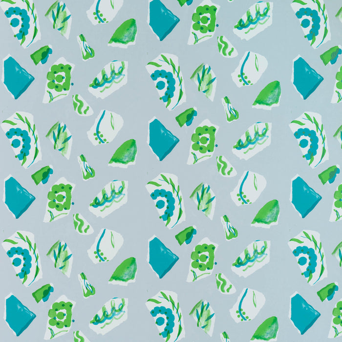 Petite Friture Mosaique by Les Crafties behang groen