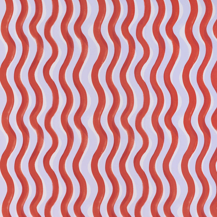 Petite Friture Gaufrette by Les Crafties behang Red