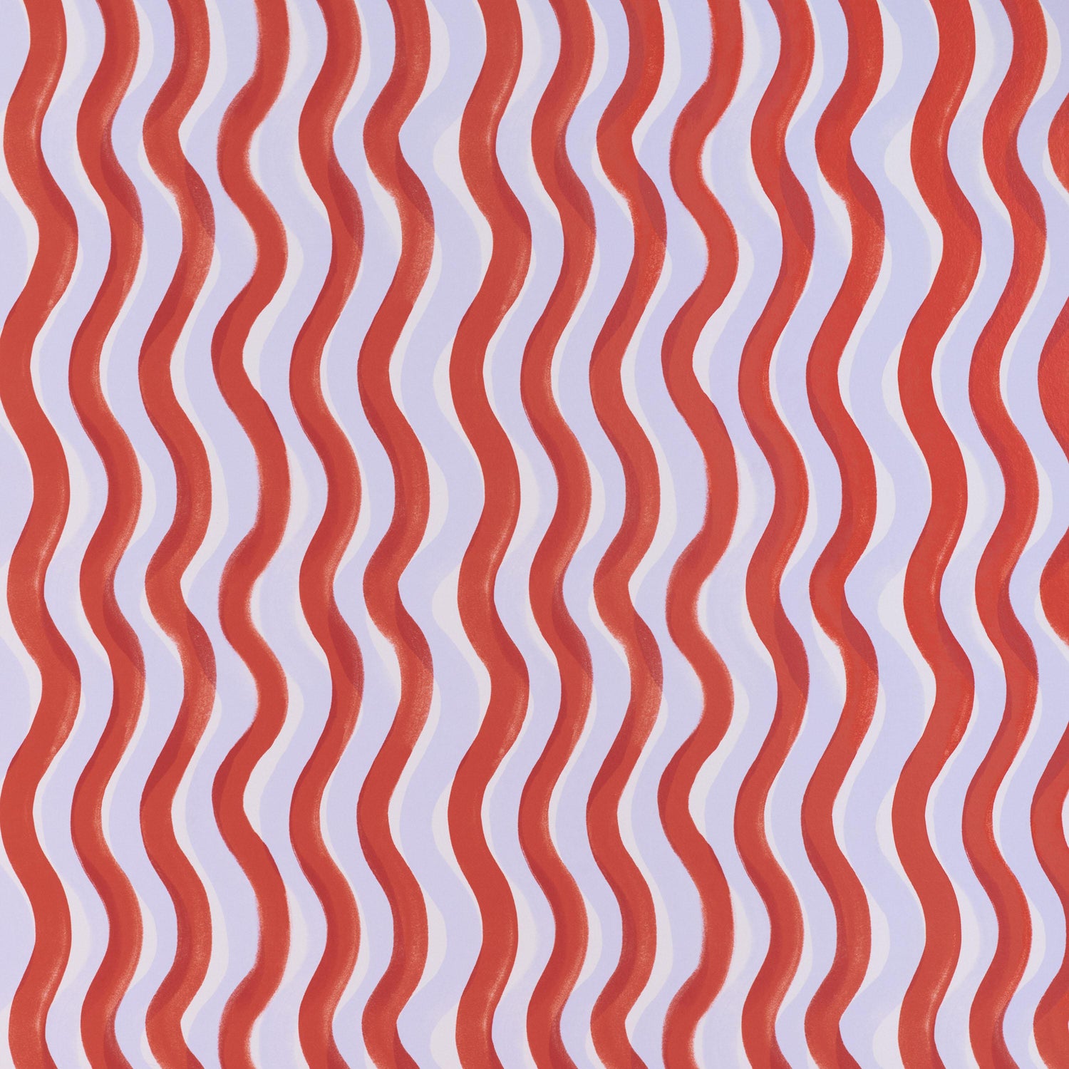 Petite Friture Gaufrette by Les Crafties behang Red