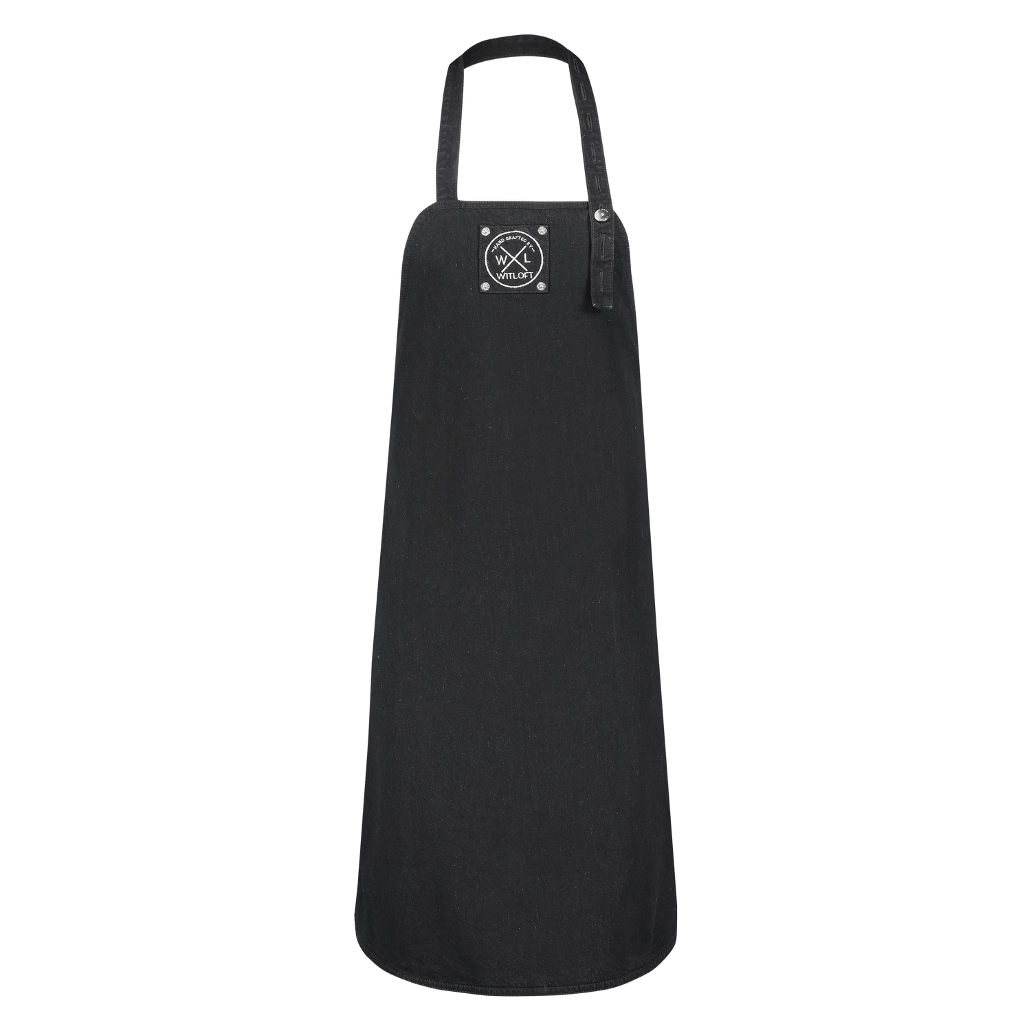 Denim schort zwart Witloft