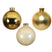 Glas Kerstballen Mix (6cm) Box 49 Stuks Gold