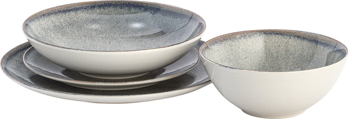 Lite-Body - Serviesset Hermes - 6 personen - 24 delig - Grijs spikkel