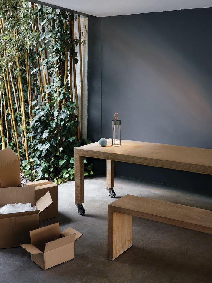 Flos InVitro Unplugged tafellamp LED oplaadbaar wit