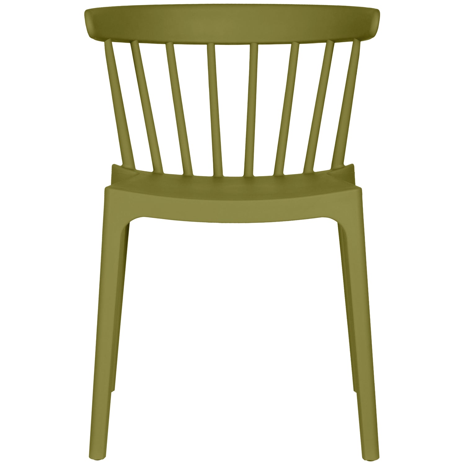 Woood Bliss Spijlenstoel - Matcha Green