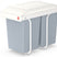Hailo Multi-Box Duo L Inbouwprullenbak - 2x14L - wit