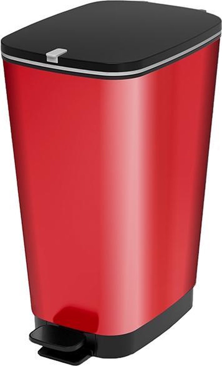 Kis Chic Bin Pedaalemmer - 50L - rood