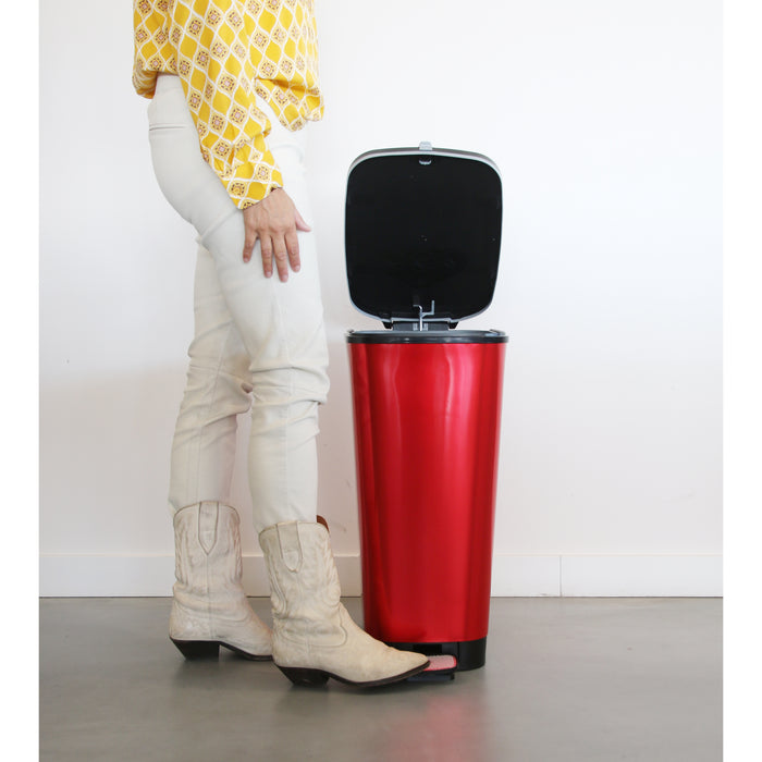 Kis Chic Bin Pedaalemmer - 50L - rood