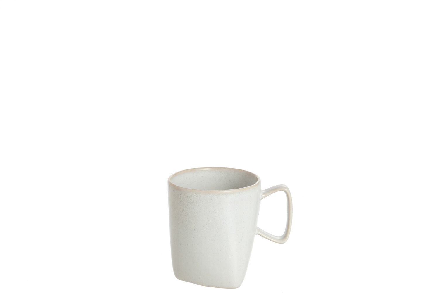 J-Line kop Noa - keramiek - wit - 6 stuks