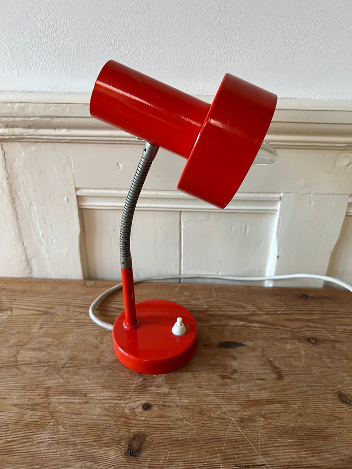 Reliving Vintage Retro Bureaulampje Met Mooie Felle Kap Kerst