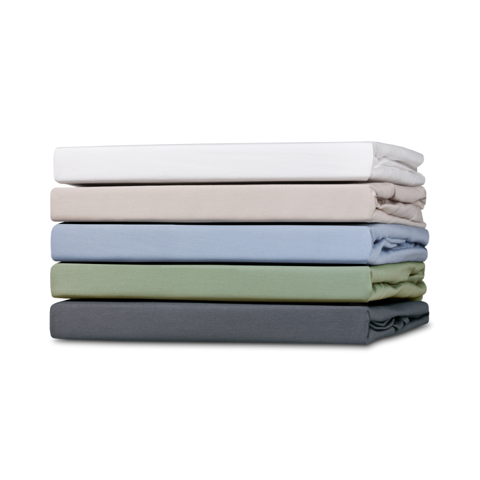 Satin Hoeslaken White | 90 x 200 cm | Wit | Satijnkatoen