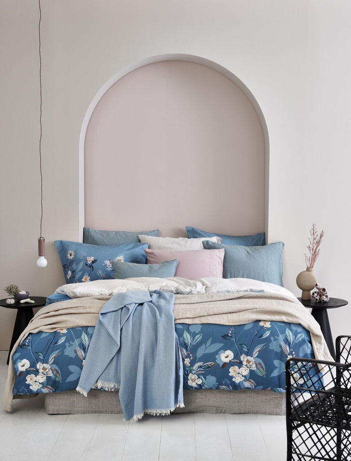 Dekbedovertrek Soft Rose Blue Sky 200x220 Cm