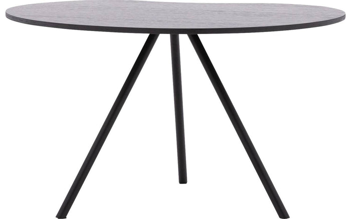 Goossens Salontafel Saya in Eiken soft touch lak zwart ral 9005