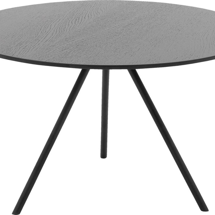 Goossens Salontafel Bo in Eiken soft touch lak zwart ral 9005