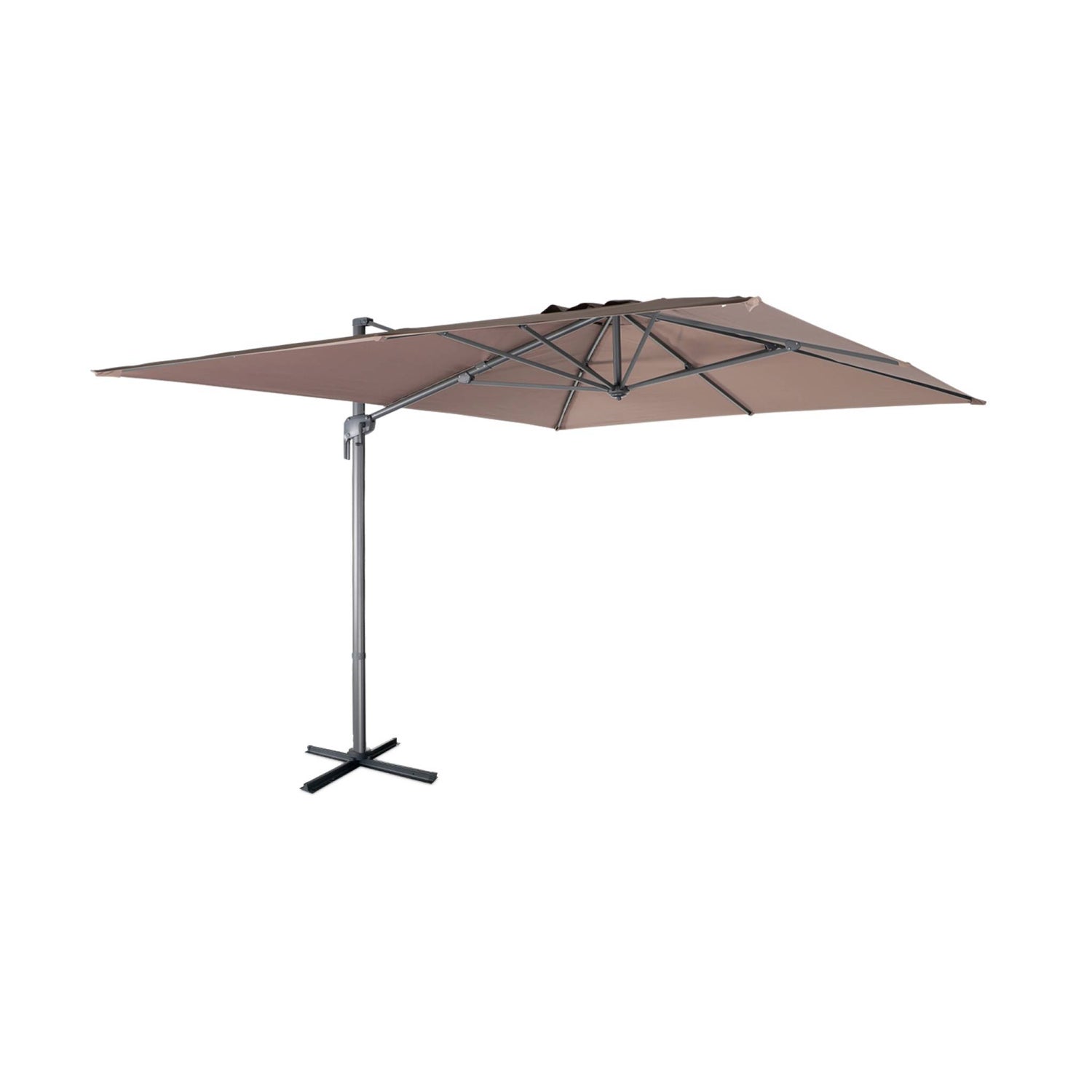 sweeek - Rechthoekige zweefparasol 3x4 m – Antibes