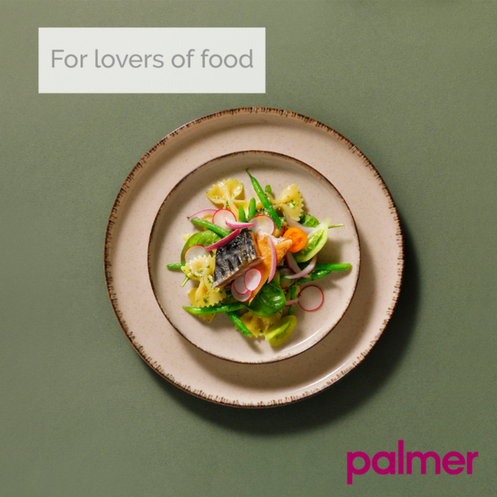 Palmer Bord diep Antigo 19 cm Crème Porselein 2 stuks