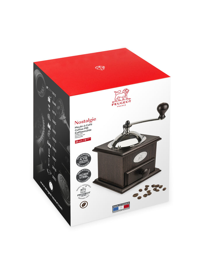 Peugeot Nostalgie koffiemolen 15 cm - beuken - instelbare maalgraad
