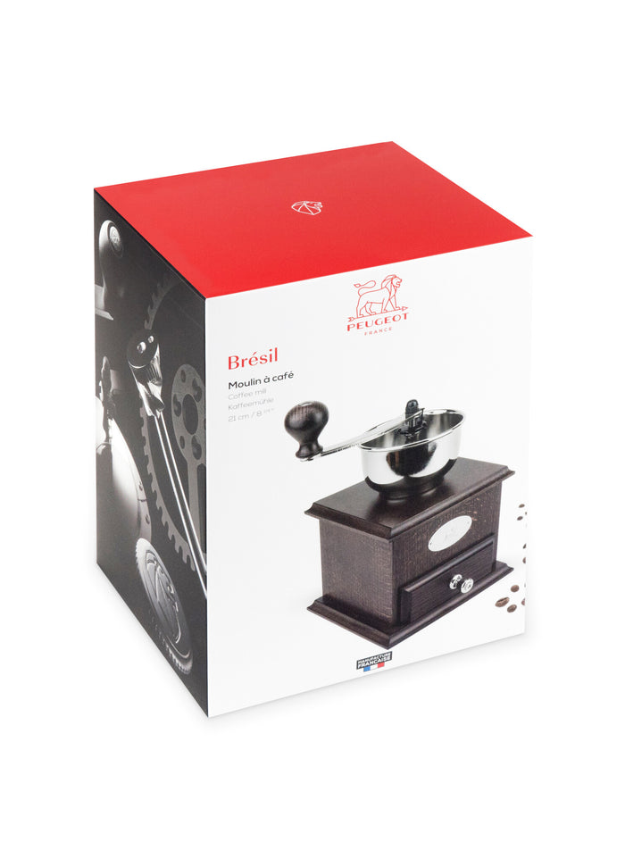 Peugeot Bresil koffiemolen 21 cm - beukenhout - 11 maalposities