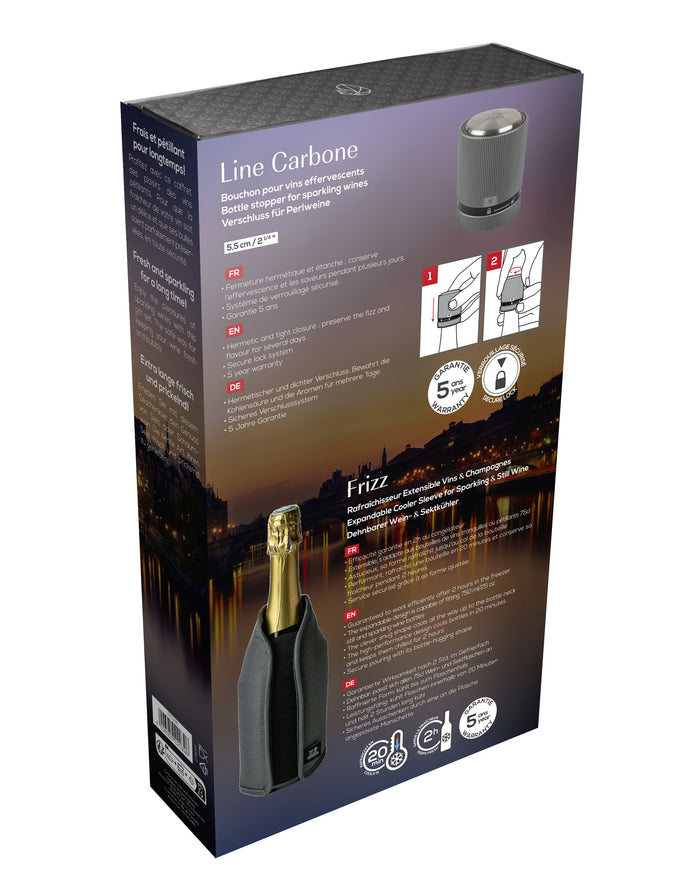 Peugeot Bubbles Geschenkset Frizz - wijnkoeler en dop