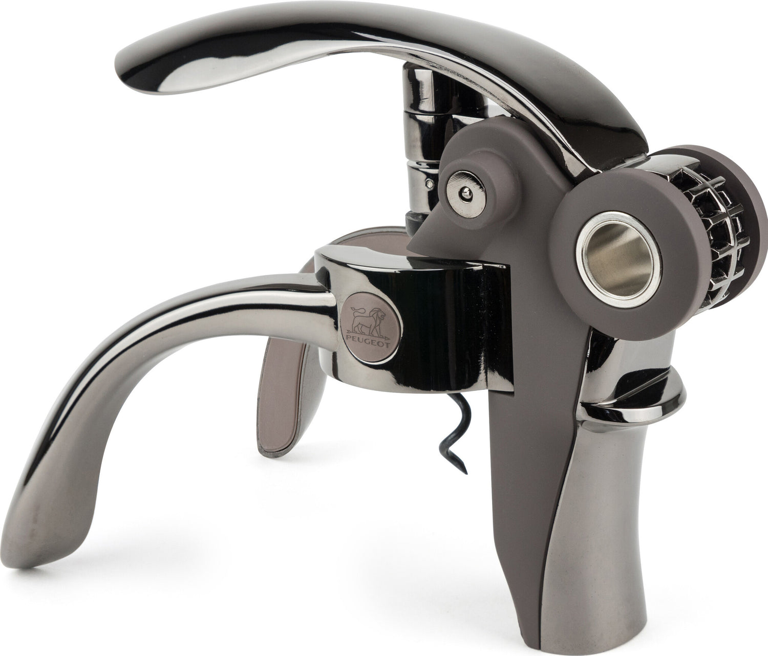 Peugeot Baltaz kurkentrekker met hefboom en dopsnijder - grijs