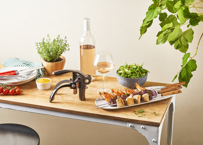 Peugeot Baltaz kurkentrekker met hefboom en dopsnijder - grijs