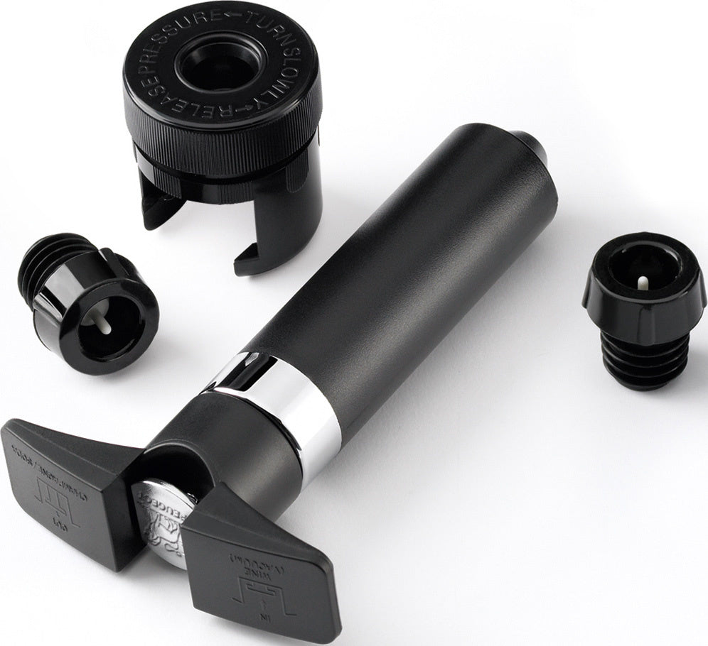 Peugeot Epivac duo vacuümpomp wijn - zwart - 2 doppen