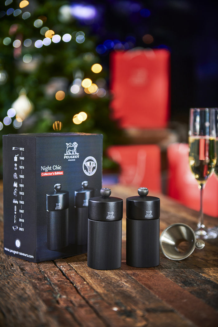 Peugeot Duo Line peper- en zoutmolen 12 cm - mat zwart