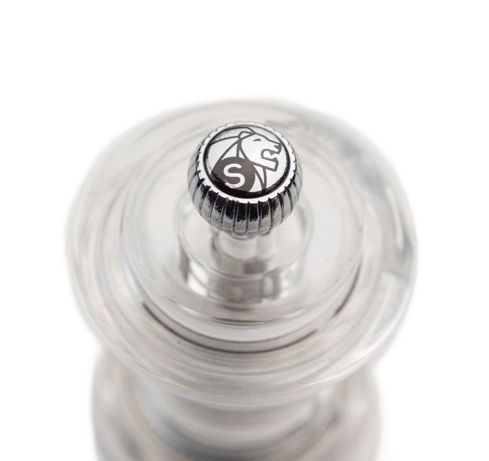 Peugeot Bistro pepermolen 10 cm - transparant - acryl