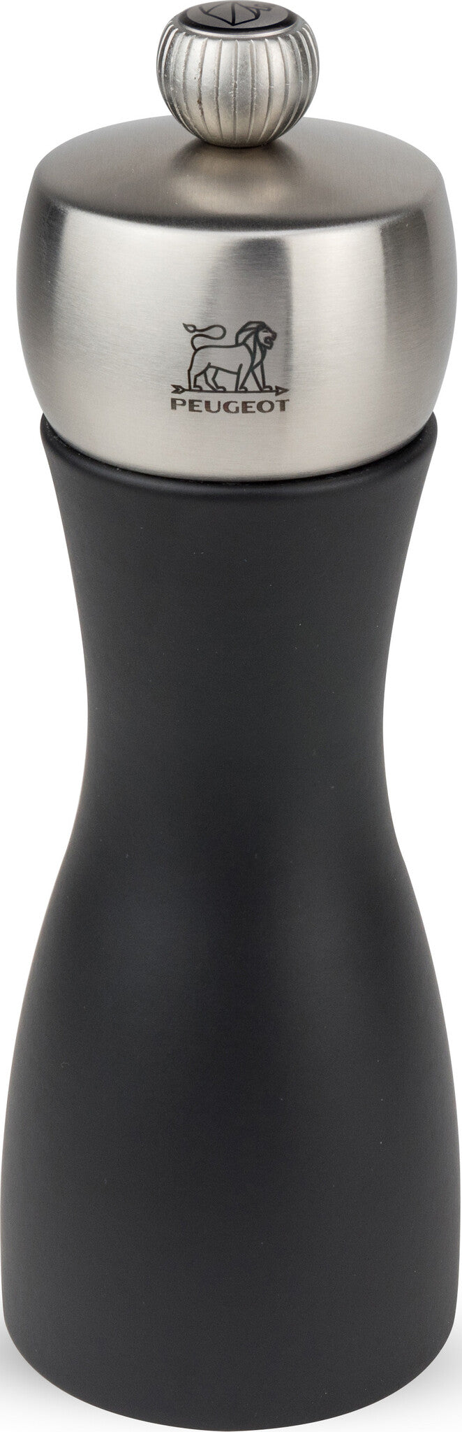 Peugeot Fidji pepermolen 15 cm - mat zwart - beukenhout