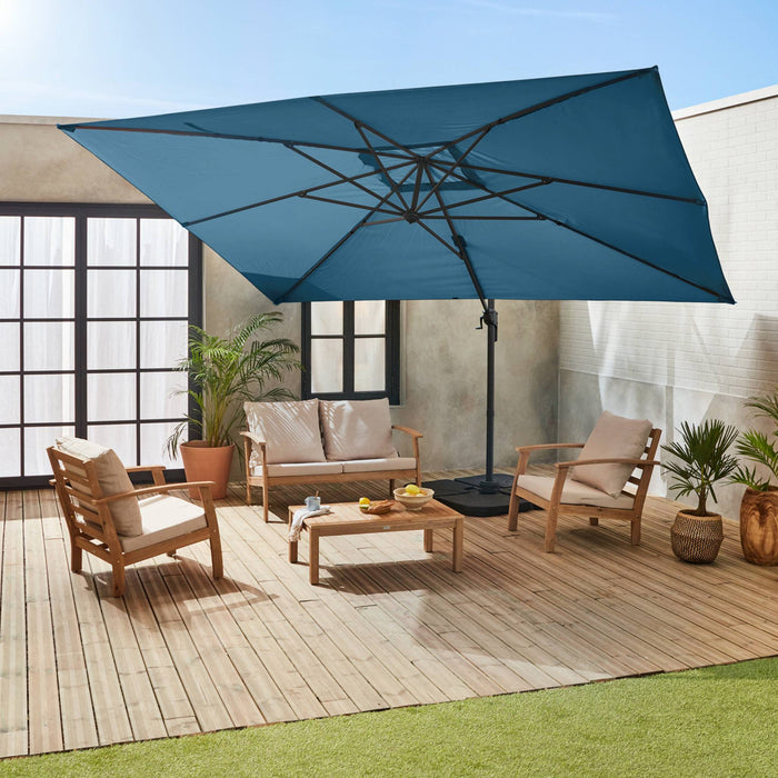 sweeek - Rechthoekige zweefparasol 3x4 m – Antibes