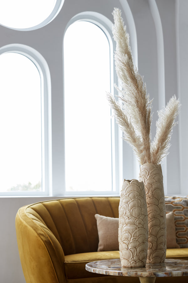 Light&living Vaas Ø15x48,5 cm TRAVIS keramiek beige