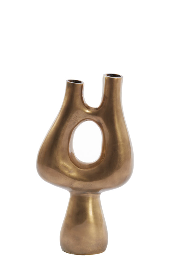 Light & Living Light&living Vaas deco 17x6x31,5 cm KOTANI antiek brons