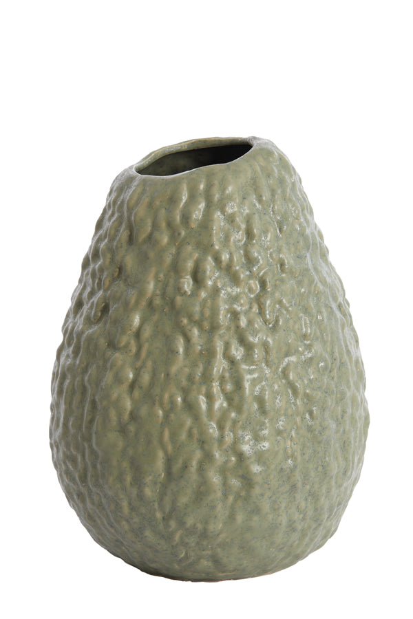 Light&living Vaas deco 22,5x22x29,5 cm AVOCADO keramiek olijf groen
