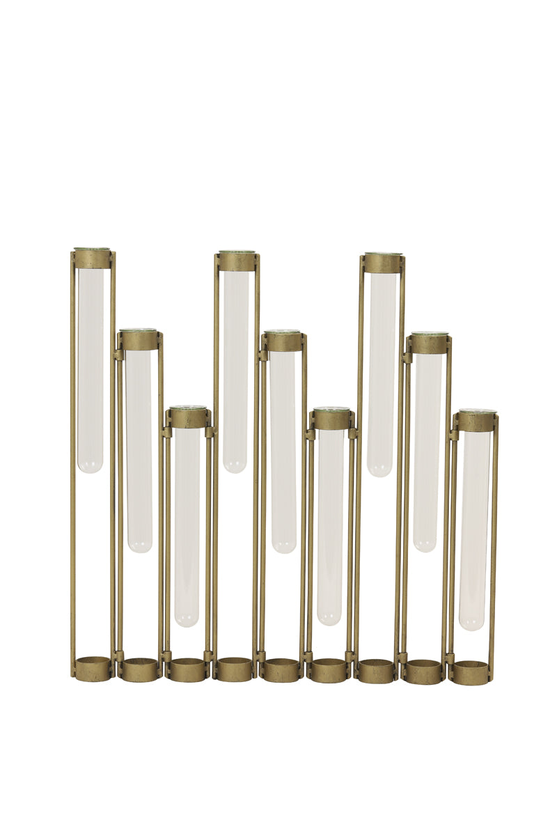 Light&living Vaas deco 39x3x39 cm TUBE antiek brons