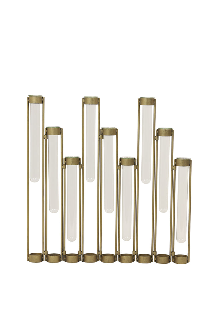 Light&living Vaas deco 39x3x39 cm TUBE antiek brons