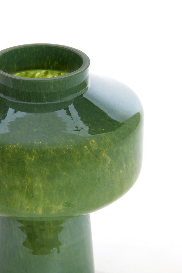 Light&living Vaas Ø23,5x29,5 cm TRASMON donker groen luster