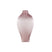 PTMD Halde Light Purple solid glass vase ribbed high