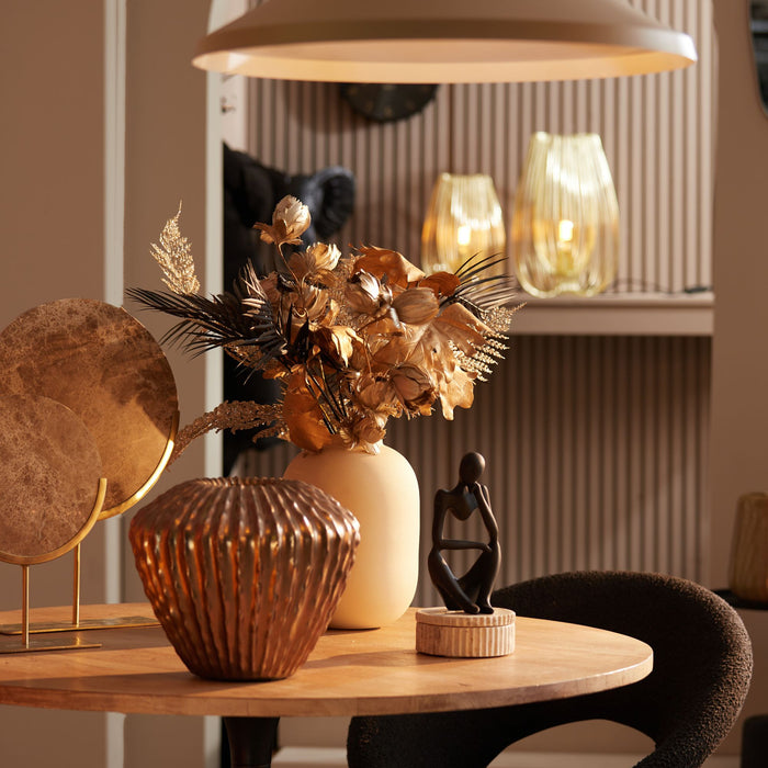 Luqaza Vaas Jula - Beige - 21.5x21.5x31cm