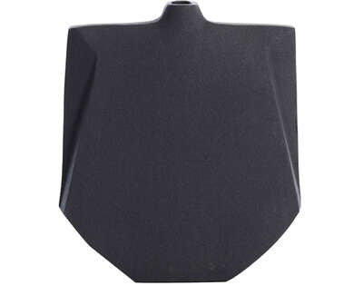 Light & Living Light&living Vaas deco 27,5x7x32,5 cm MAKAHA mat zwart