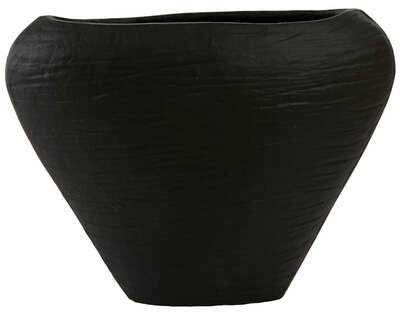 Light&living Vaas deco 38x12x28 cm MAYORA mat zwart