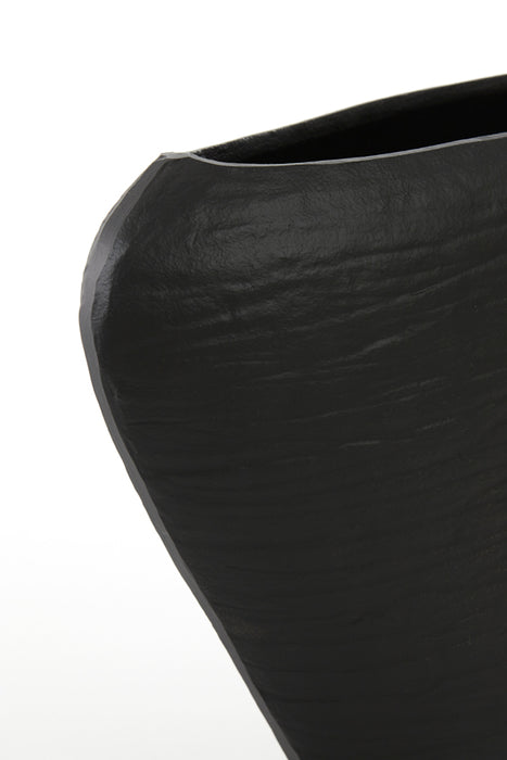 Light&living Vaas deco 38x12x28 cm MAYORA mat zwart