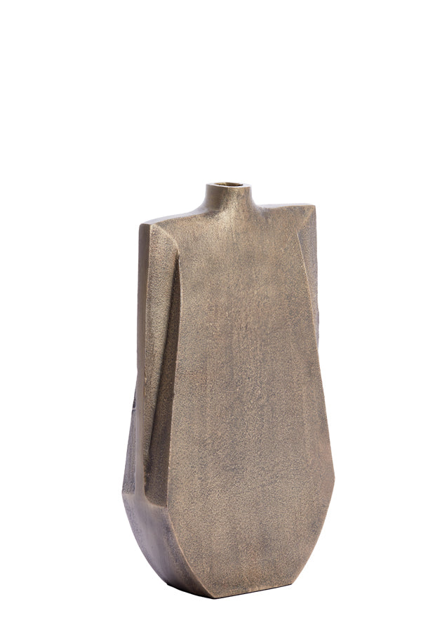 Light & Living Light&living Vaas deco 21x7,5x41 cm MAKAHA antiek brons