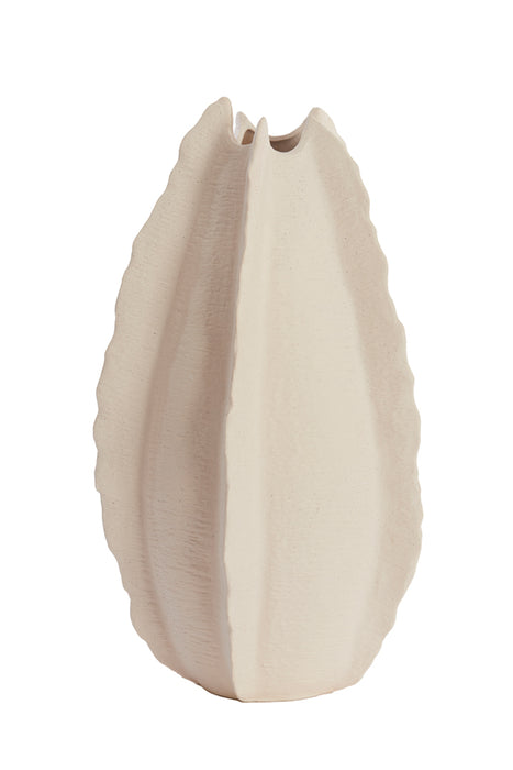 Light&living Vaas deco 37x36x66,5 cm KELAPA keramiek crème