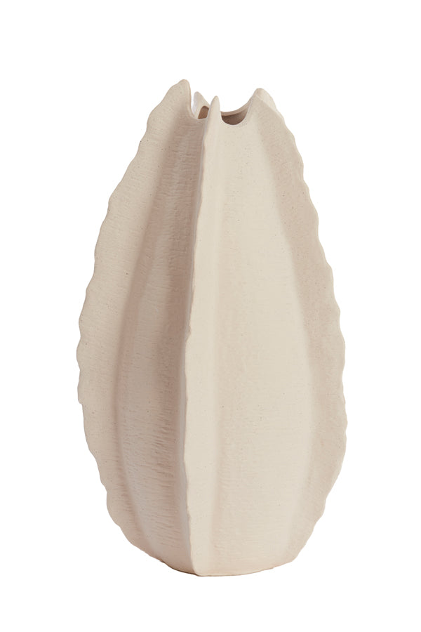 Light&living Vaas deco 37x36x66,5 cm KELAPA keramiek crème