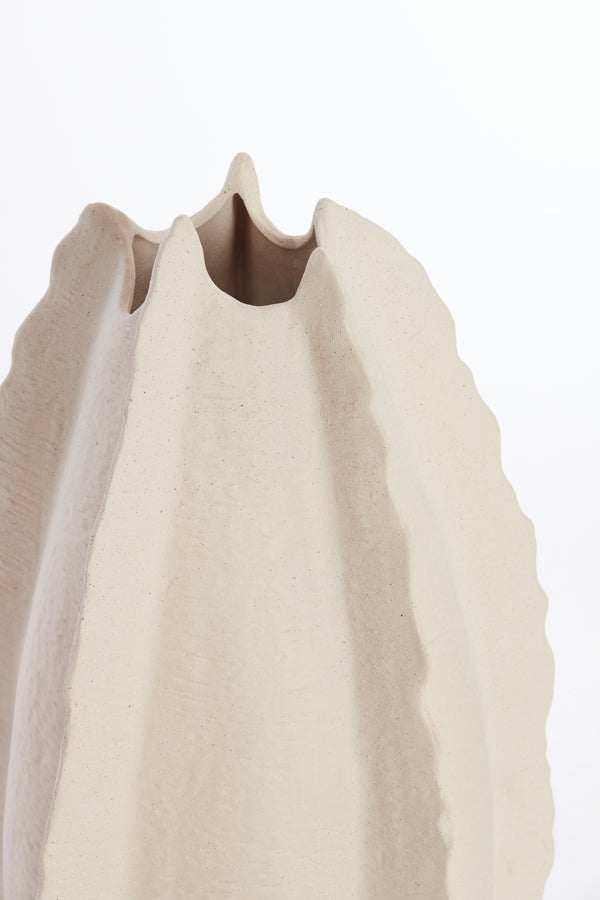 Light&living Vaas deco 37x36x66,5 cm KELAPA keramiek crème