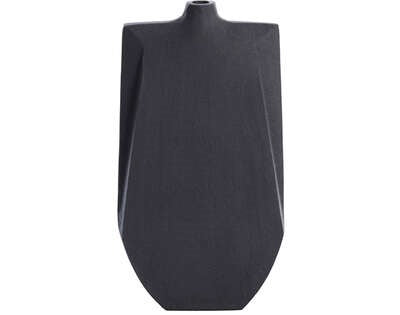 Light & Living Light&living Vaas deco 21x7,5x41 cm MAKAHA mat zwart